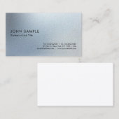 Moderne, elegante kleuren minimalistisch stijlvol visitekaartje (Voorkant / Achterkant)