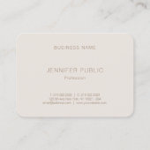 Moderne Elegante Kleuren Professionele Luxe Visitekaartje (Achterkant)