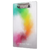 Moderne, elegante kleurrijke Abstracte art Sjabloo Klembord (Links)