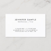 Moderne elegante kleurrijke eenvoudige Sjabloon Visitekaartje (Achterkant)