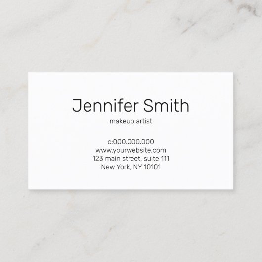 Moderne, elegante kleurrijke holografische vormer visitekaartje (Achterkant)