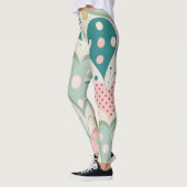 Moderne elegante kleurrijke stijlvolle vormen leggings (Links)