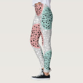 Moderne elegante kleurrijke stijlvolle vormen leggings (Links)