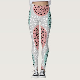 Moderne elegante kleurrijke stijlvolle vormen leggings