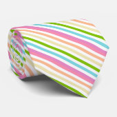 Moderne elegante kleurrijke striped Sjabloon Trend Stropdas (Opgerold)