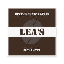 Moderne elegante koffiebonen