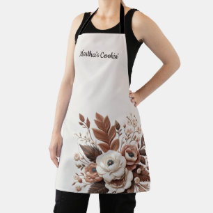 Moderne Elegante Landelijke Westerse - Bloem Schort