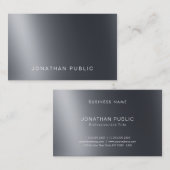 Moderne, elegante lichte en schaduw-creatieve plaa visitekaartje (Voorkant / Achterkant)