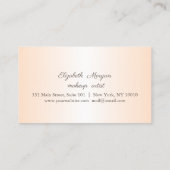 Moderne Elegante, Lichtgevende, Hart Loyalty Card (Achterkant)