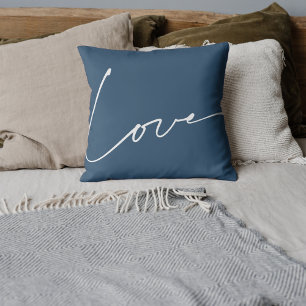 Moderne Elegante Liefde Script Typografie Kosmisch Kussen