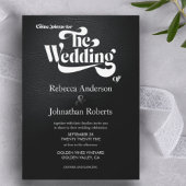 Moderne Elegante Literaire Fotobruiloft Initiatie Kaart