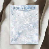 Moderne Elegante Luxe Kristallen Sieraden Display Visitekaartje