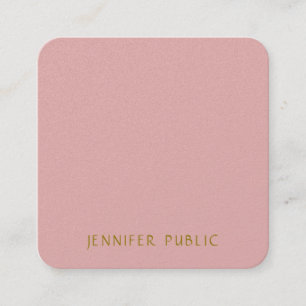 Moderne Elegante Luxe Sjabloon Professionele Class Vierkante Visitekaartje