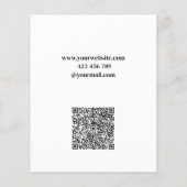 Moderne elegante makelaar aangepaste flyer (Achterkant)