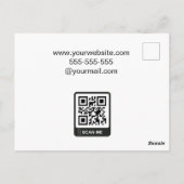 Moderne Elegante Makelaar Agent Custom Briefkaart (Achterkant)