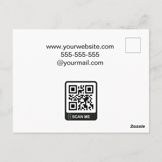 Moderne Elegante Makelaar Agent Custom Briefkaart (Achterkant)