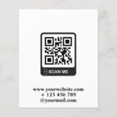 Moderne elegante makelaar onroerend goed foto flyer (Achterkant)