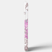 Moderne elegante malse simpele bloemen Case-Mate iPhone case (Achterkant / Links)