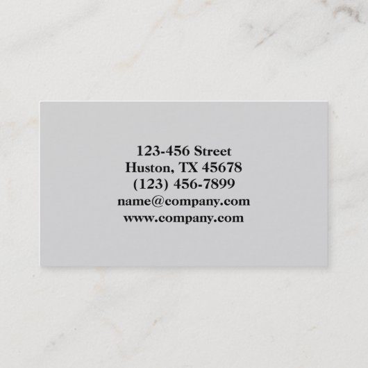 moderne elegante manicure nagellak salon visitekaartje (Achterkant)