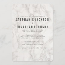 Moderne elegante marmeren bruiloft