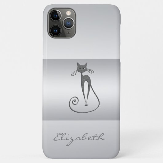 Moderne Elegante Meisjesachtige, Kat Case-Mate iPhone Case (Achterkant)