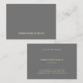 Moderne, elegante, milieuvriendelijke design profe visitekaartje (Voorkant / Achterkant)