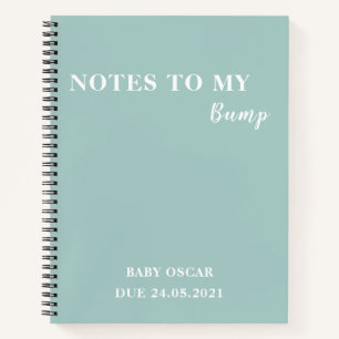 Moderne Elegante Minimaal Mint Notities Voor Mijn Notitieboek