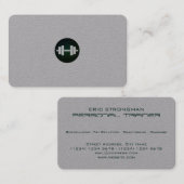 Moderne, elegante, minimale stijl visitekaartje (Voorkant / Achterkant)