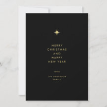 Moderne Elegante Minimale Typografie Familie Kerst