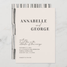 Moderne, elegante minimale typografie zwart-wit