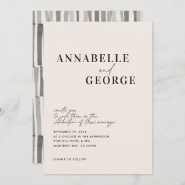 Moderne, elegante minimale typografie zwart-wit