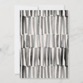 Moderne, elegante minimale typografie zwart-wit (Achterkant)