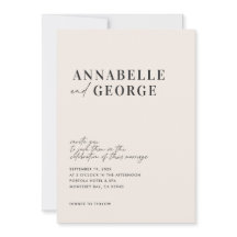 Moderne, elegante minimale typografie zwart-wit