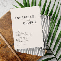 Moderne, elegante minimale typografie zwart-wit