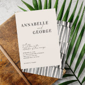 Moderne, elegante minimale typografie zwart-wit