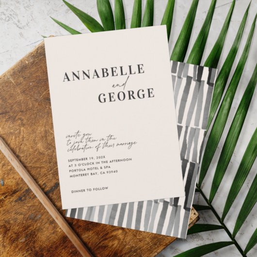 Moderne, elegante minimale typografie zwart-wit