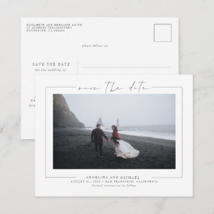 Moderne Elegante Minimalistische Bewaar de Datum P Save The Date