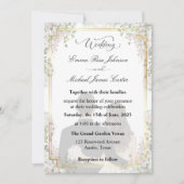 Moderne elegante minimalistische bruiloft | Script Kaart (Voorkant)