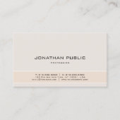 Moderne Elegante Minimalistische Design Harmony Kl Visitekaartje (Voorkant)