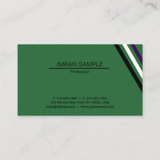 Moderne Elegante Minimalistische Design Trendy Een Visitekaartje