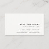Moderne, elegante, minimalistische grafische vormg visitekaartje (Voorkant)