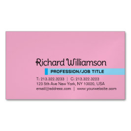 Moderne Elegante Minimalistische Professionele Aan Magnetisch Visitekaartje