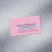 Moderne Elegante Minimalistische Professionele Aan Magnetisch Visitekaartje (Voorbeeld)