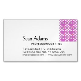 Moderne Elegante Minimalistische Professionele Aan Magnetisch Visitekaartje