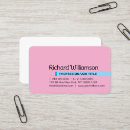 Moderne Elegante Minimalistische Professionele Aan Visitekaartje