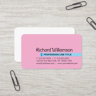 Moderne Elegante Minimalistische Professionele Aan Visitekaartje
