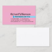 Moderne Elegante Minimalistische Professionele Aan Visitekaartje (Voorkant / Achterkant)