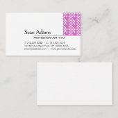 Moderne Elegante Minimalistische Professionele Aan Visitekaartje (Voorkant / Achterkant)