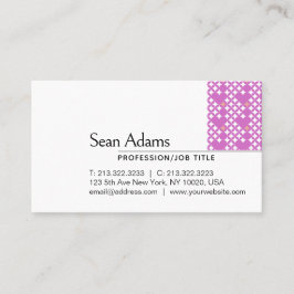 Moderne Elegante Minimalistische Professionele Aan Visitekaartje