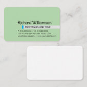 Moderne Elegante Minimalistische Professionele Aan Visitekaartje (Voorkant / Achterkant)